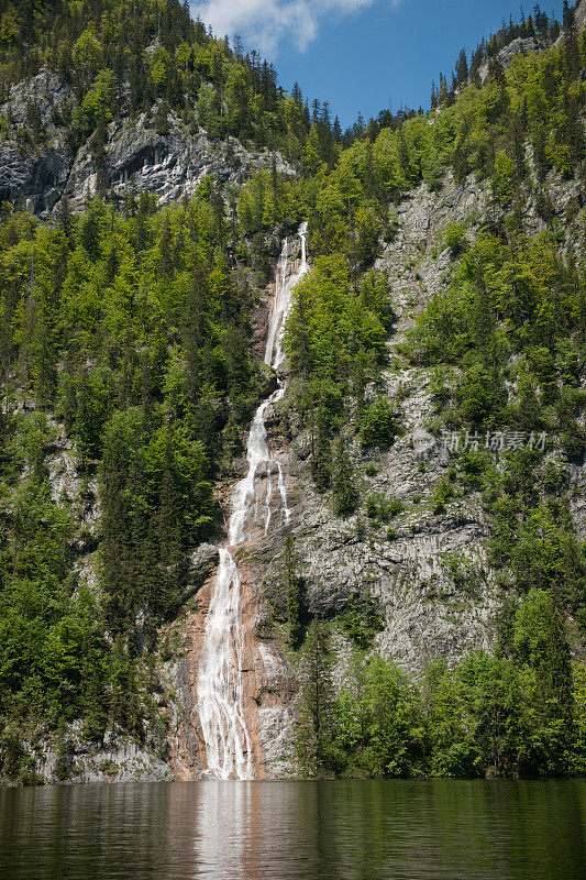 瀑布-奥地利自然保护区，Toplitzsee, Salzkammergut (XXXL)